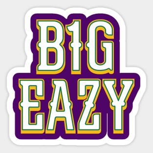 B1G EAZY - Purple/City Sticker